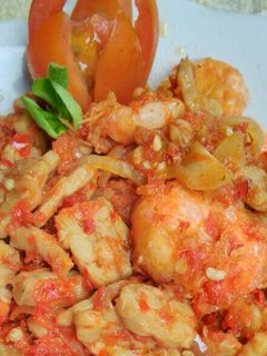 Foto resep Udang Tempe Mercon