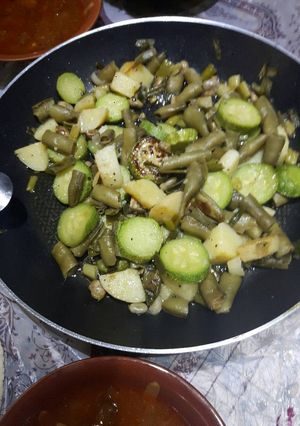 A picture of Celine vegetable fry.