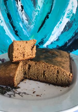 Una foto de Torta integral de naranja