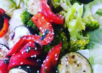 Best Recipe Grilled vegetables salad in apple cider Vinaigrette Restaurant Style Best Recipe Grilled vegetables salad in apple cider Vinaigrette Restaurant Style