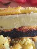 Plátano asado con queso 😋😋