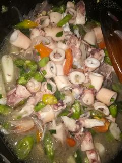 Foto resep Cumi asin pete