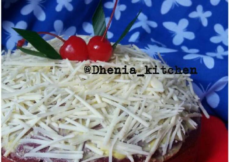 Bolu kukus Red velved keju 🍰