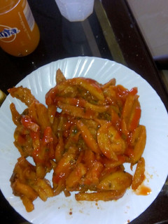 A picture of Chips masala.