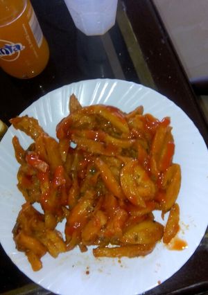 A picture of Chips masala.