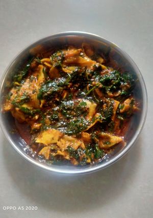 લીલી મેથી અને પાપડનું શાક (Lili Methi Papad Shak Recipe In Gujarati) રેસીપી મુખ્ય ફોટો