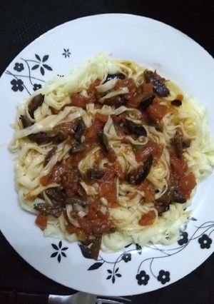 Una foto de Salsa con anchoas o puttanesca