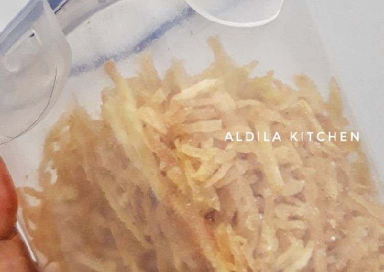 Cara Membuat Kentang Serut Krispi yang Lezat