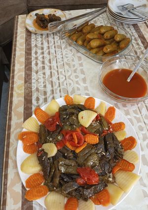 صورة لوصفة كوسا محشي و ورق عنب