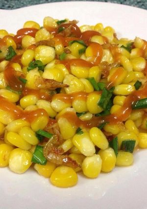 Hình của món Bắp (Ngô) xào.