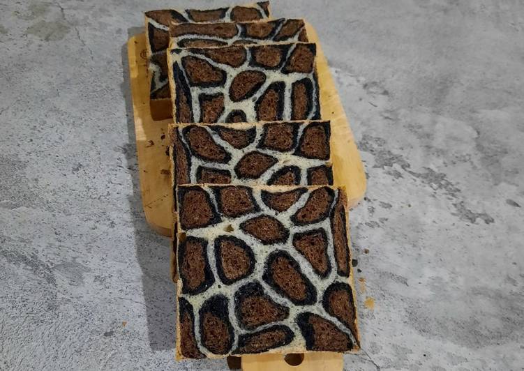 Cara Membuat Leopard Pattern Bread - sourdough Anti Gagal