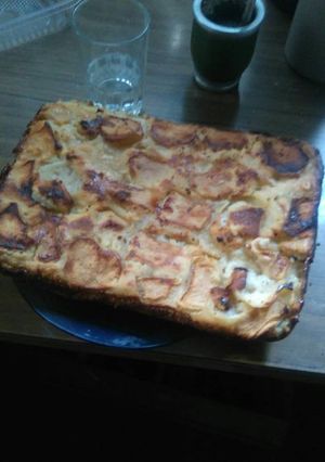 Una foto de Torta de manzana fácil y económica