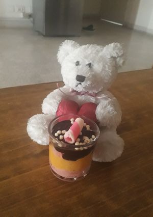 A picture of Chocolate truffle pudding.