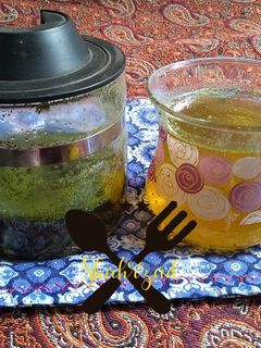 عکسی از دستور دمنوش چای سبز و کرفس با زیره سبز😍