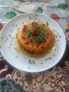 عکسی از دستور ته چین مرغ 😋