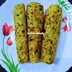 A picture of Palak Paratha.