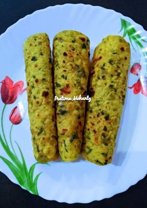 A picture of Palak Paratha.
