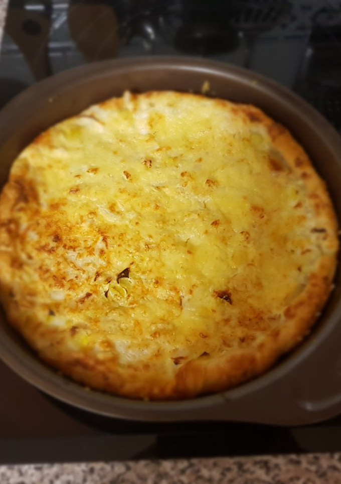 Una foto de Quiche de puerros