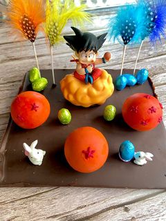 Una foto de Mona de chocolate Dragón Ball