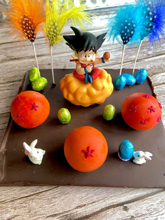 Una foto de Mona de chocolate Dragón Ball