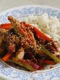 Fajitas dulces de cerdo