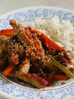Una foto de Fajitas dulces de cerdo