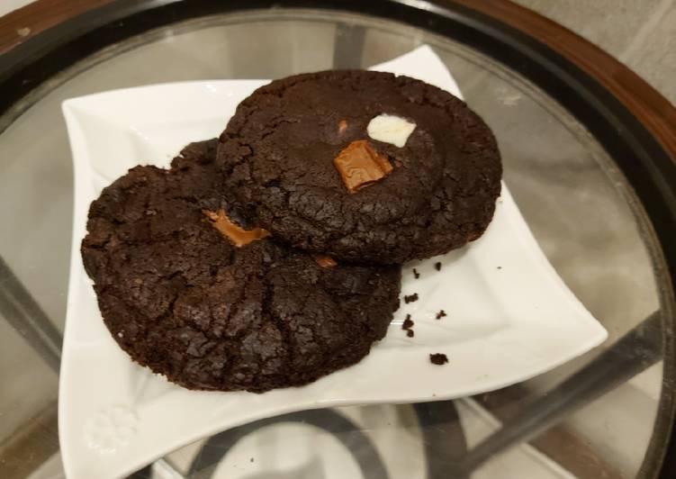 Easiest Way to Make Super Quick Homemade Tripe Chocolate Cookies