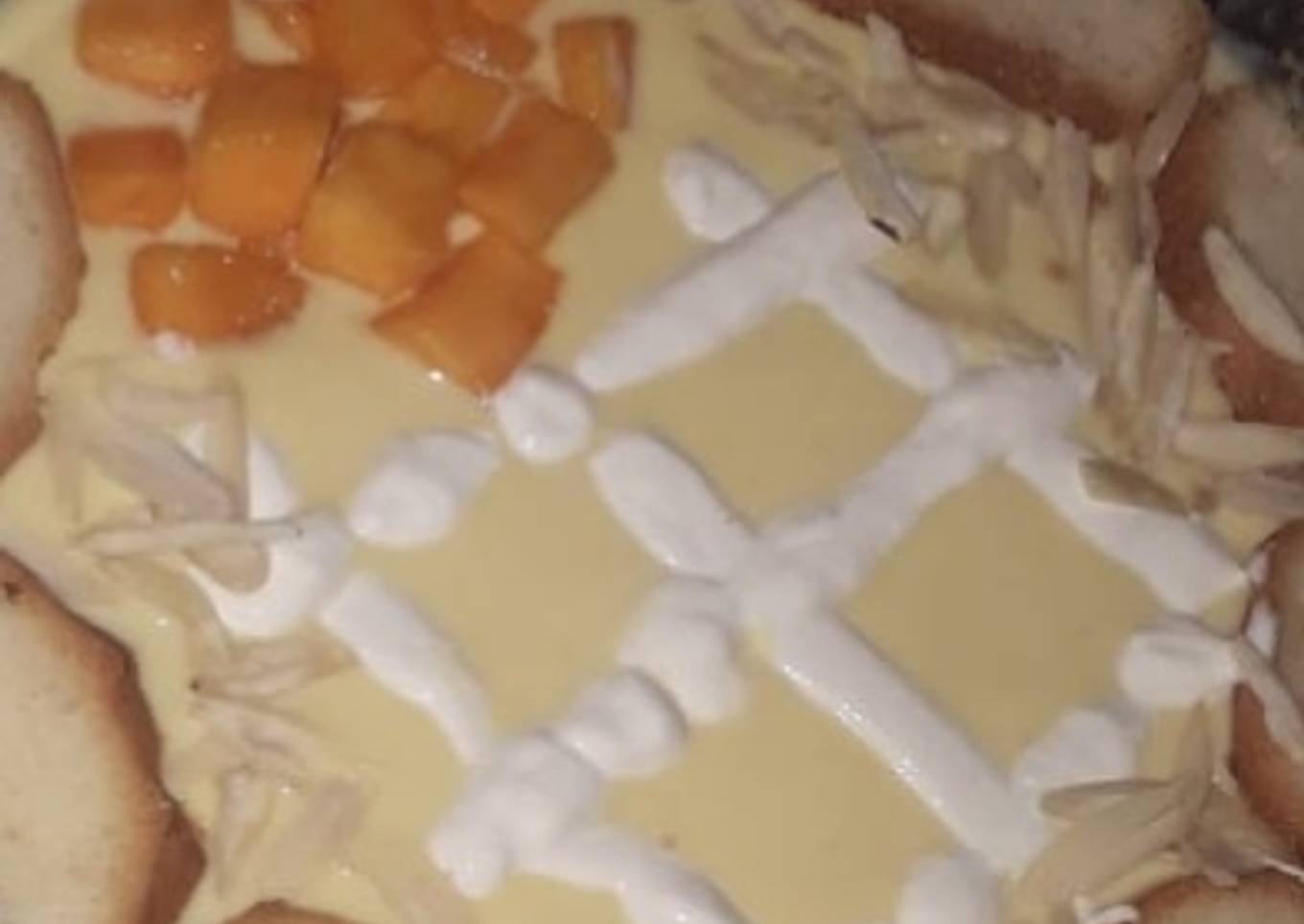 Mango custard