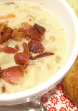 A picture of Grandma's Potato Soup.