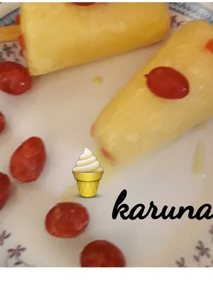 A picture of Custard ice cream.