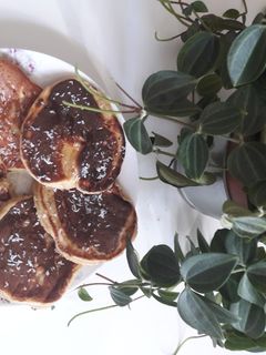 Une photo de Pancakes protéinés miel-vanille