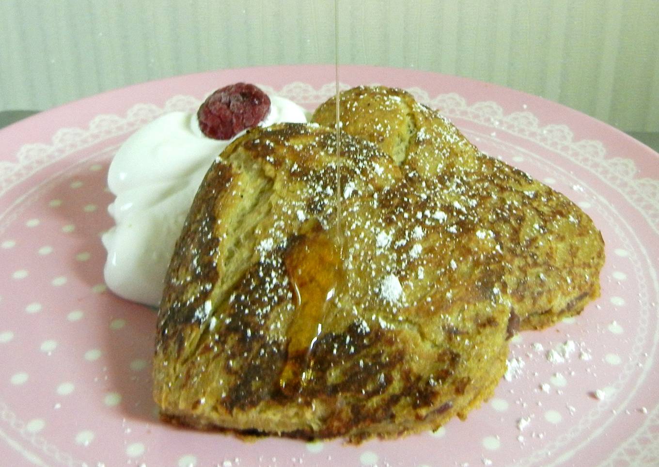 Sweet Red Bean Stuffed French Toast