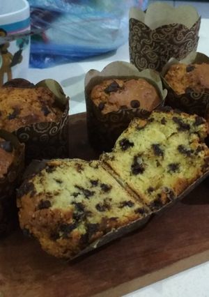Foto resep Vanilla Choco Chips Muffin