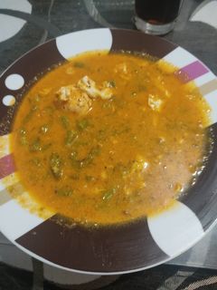 Una foto de Sopa de espárragos