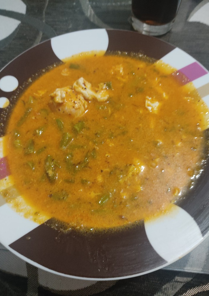 Una foto de Sopa de espárragos