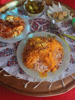 عکسی از دستور لوبیا پلو (چشم بلبلی)