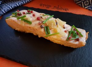 Foto di Salmone marinato arancia e zenzero