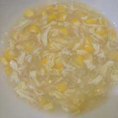 A picture of Sup jagung telur.