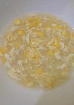 Foto resep Sup jagung telur