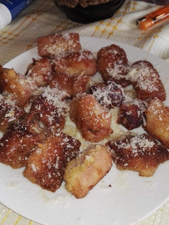 Una foto de Champis enrollados de bacon