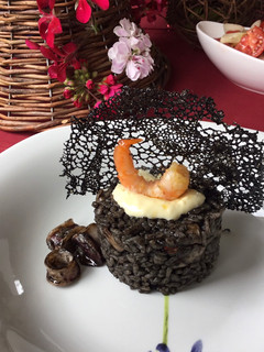 Una foto de Arroz negro