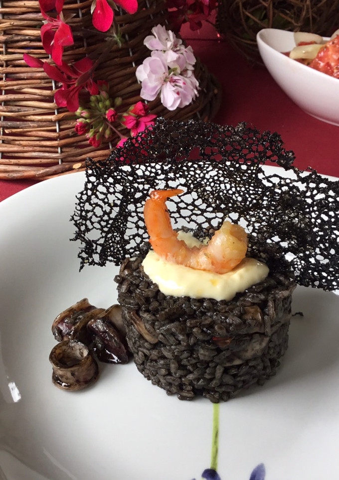 Una foto de Arroz negro