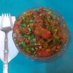 A picture of સેઝવાન ફિંગર ઢોકળા.