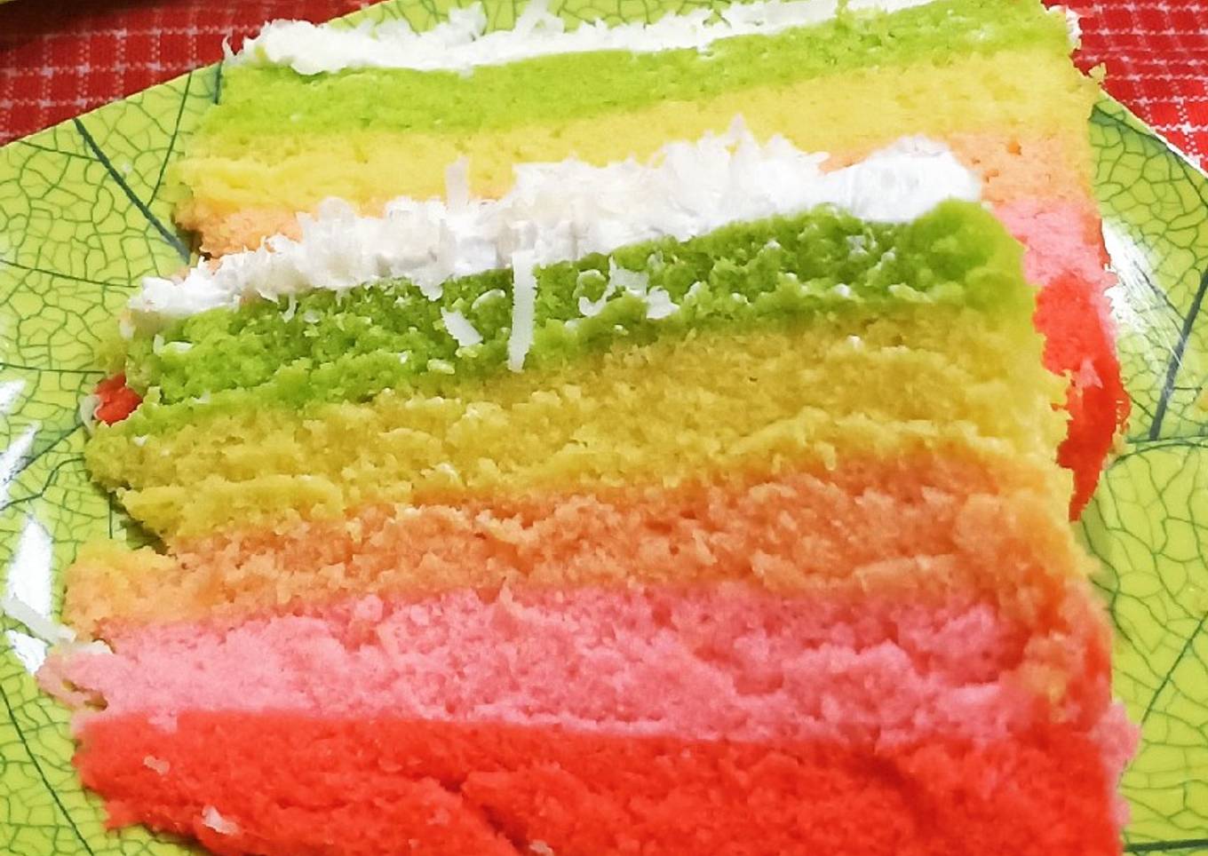 Rainbow Cake Kukus