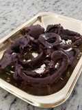 Conchitas de naranja con chocolate