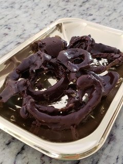 Una foto de Conchitas de naranja con chocolate