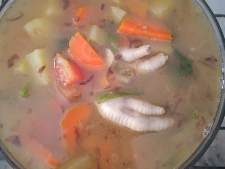 Langkah Mudah untuk Menyiapkan Resep Sup Ayam Mantap yang Lezat Sekali Anti Ribet, Mantap