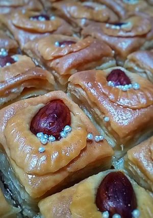 صورة لوصفة بقلاوة