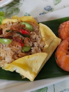 Foto resep Nasi Goreng Petai Berselimut