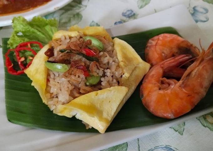 Resep Nasi Goreng Petai Berselimut Anti Gagal